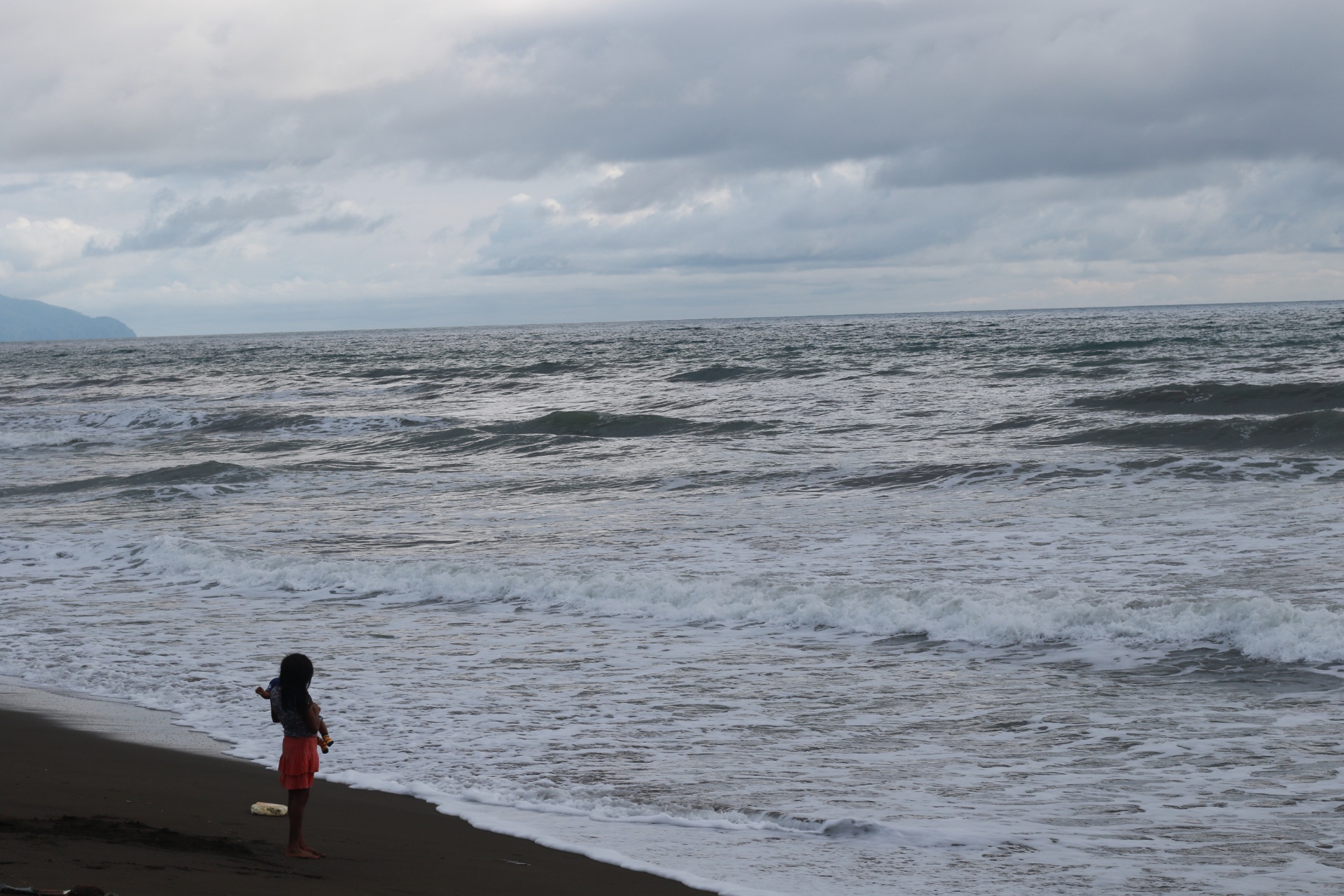 Pacific coastline near the Darién training region